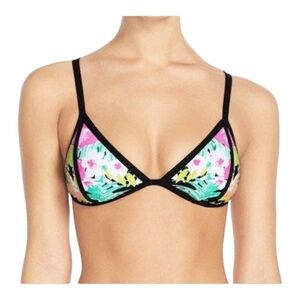 Bikini Lab It Takes Hue Triangle Bikini Top NWT